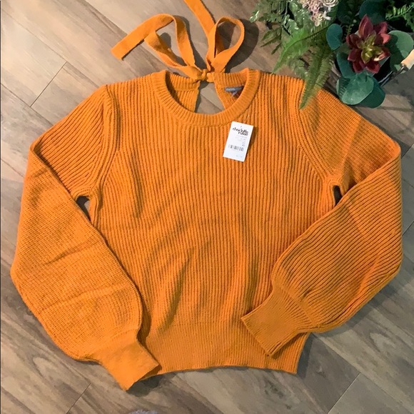 Charlotte Russe Sweaters - Charlotte Russe mustard sweater NWT